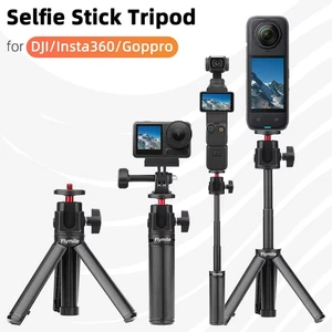 3-Section Extendable Tripod Selfie Stick for GoPro Insta360 DJI Action Cameras - Picture 1 of 7