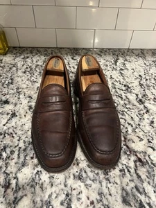 Mocassini Allen Edmonds Shell Cordovan McGraw Borgogna 9,5D ottime condizioni - Foto 1 di 13