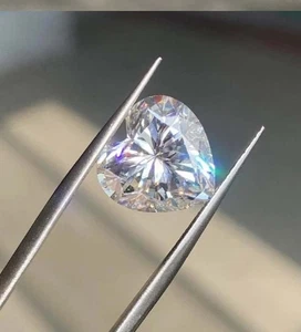 4.2 Ct Heart Cut Lab-Grown Diamond D VVS1 Clarity CVD Certified Loose Gems "5NSO - Picture 1 of 2