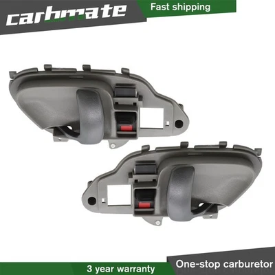 Interior Door Handle For 1995-1999 Chevrolet C1500 Front LH and RH Gray Inside - Image 1 of 4