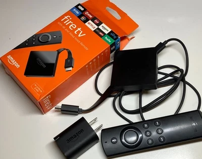 Amazon - Fire TV 4K Ultra HD and Alexa Voice Remote Used - Image 1 of 2