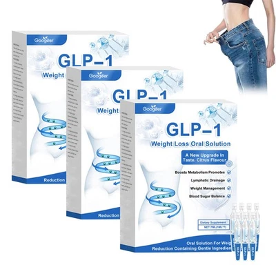MARKENLOS 3 Box GLP -1-Gewichtsverlust oraler Lösung orales Flüssigkeitspeptidkomplex-Ser