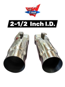 1968-70 Dodge Charger Exhaust Tips (2-1/2 I.D) (304 Stainless Steel) - Foto 1 di 3