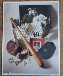 1993 Yankees de Nueva York Lou Gehrig ""El caballo de hierro"" 14 x 11" impresión por exposiciones de producto" - Imagen 1 de 4