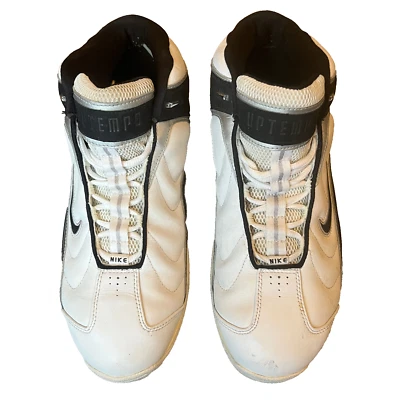 Nike Air Uptempo Basketball Vintage Retro White Black Mens 13.5 UK 12.5 EU 48 - Image 1 of 4