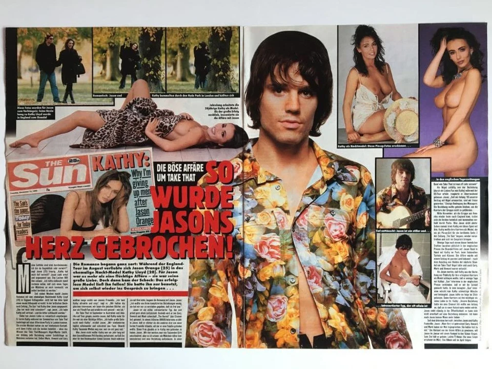 Jason Orange Take That Article Clipping Poster Bravo Magazine 2 x 28cm - Image 1 of 1