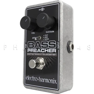 Electro-Harmonix Bass Preacher Compressor/Sustainer Bass Guitar Effects Pedal... - Picture 1 of 3