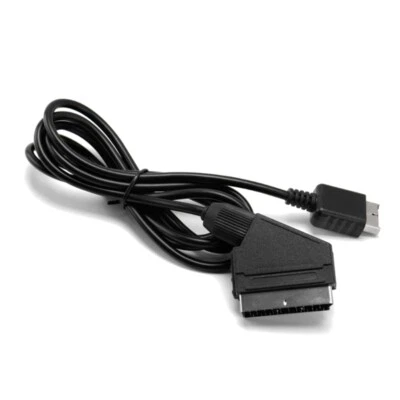 1.8m RGB Scart Cable For -Sony PS1 PS2 PS3 TV AV Lead Replacement Connection - Image 1 of 4