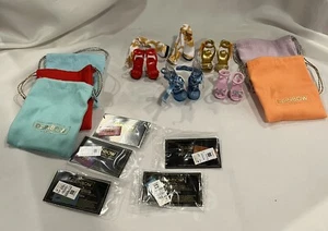 Rainbow High Doll 4 Pairs High Heels & 1 Pair Boots, Cloth Bags, Certificates - Picture 1 of 6