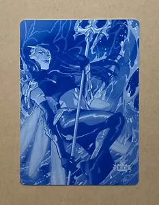 2024 UD Fleer Ultra Matriarchs of Marvel #27 Wave Base Cyan Druckplatte #1/1 - Bild 1 von 2