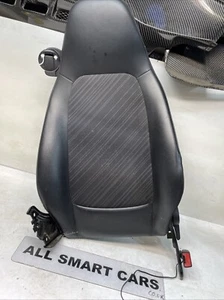 2012 Smart Fortwo 451 Front Top Seat Half Leather Passenger Left - Picture 1 of 6