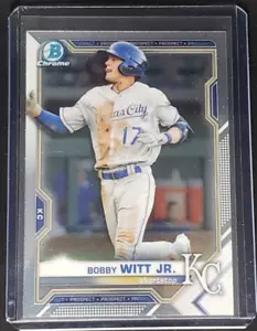 2021 Bowman Chrome Prospects Bobby Witt Jr #BCP-1 CB1 - Bild 1 von 2