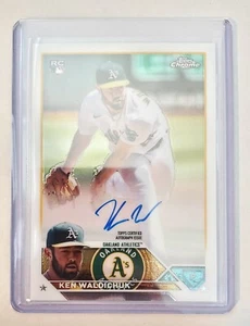 2023 Topps Chrome Ken Waldichuk Auto RC #RA-KW - Picture 1 of 2