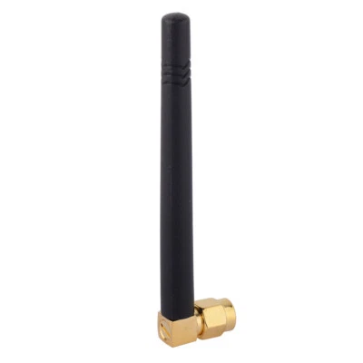 2.4GHz 3dBi Omni WiFi Antenna SMA Male Right Angle for Wireless Router - Image 1 of 3