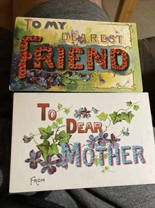 2 - To My Dear/Dearest Mother/Friend Greeting Post Card - Picture 1 of 2