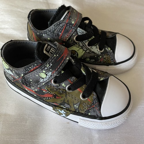 Converse All Star Chuck Taylor Dinoverse basse taglia 6 dinosauro junior giovanile