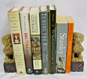 Explorers 7 Book Lot Exploration Lewis Clark Cook Stanley Burton Marco Polo - Imagen 1 de 3