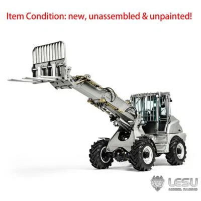 In Stock LESU RC Hydraulic Telescopic Arm Fork loader Aoue-AT1050 KIT W/Light - Image 1 of 4