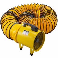 Ventilatore ventilatore da costruzione ø250 mm ventilatore assiale ventilatore da costruzione ventilatore assiale con tubo flessibile da 10 m