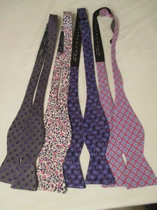 Ted Baker of London 100% Silk Bow Tie Adjustable MINT! Choice of Pattern - Picture 1 of 8