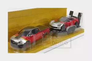 1:24 MAISTO Chevrolet Colorado Zr2 Pick-Up 2017 + Corvette Z06 +Trailer MI32756R - Picture 1 of 2
