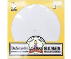 Dr. SUZUKI Made in Japan DJ  Slipmats Mix Edition [White]  12inch 2pcs - Picture 1 of 1