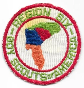 06 Region 6 Six Patch Boy Scout of America BSA - Picture 1 of 2