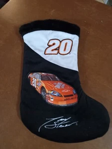 RARE TONY STEWART #20 NASCAR CHRISTMAS STOCKING - Picture 1 of 1