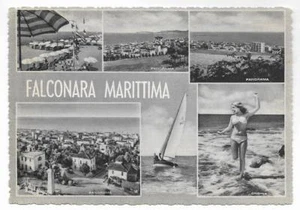 B&W MULTIVIEW OF THE SEASIDE RESORT~FALCONARA MARITTIMA, ITALIANO - PM 1955 - Imagen 1 de 1