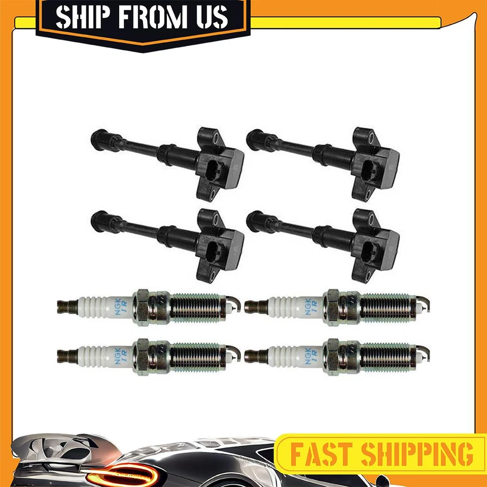Bujía bobina de encendido 8 piezas para Ford Fusion 2013-2014 Ford Fiesta 2014-2016 Foto 1 de 4