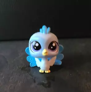 2016 Littlest Pet Shop Avia Erbse blau Pfau lila Augen #281 - Bild 1 von 6