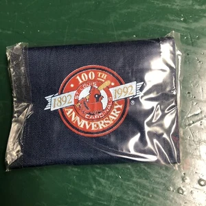Vtg MLB St Louis Cardinals 100th Anniversary Payday Bifold Wallet Giveaway - Picture 1 of 2