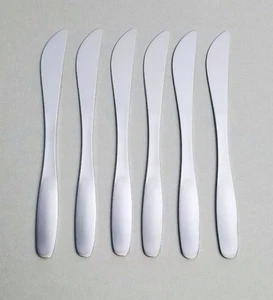 6 Sandwich Knives Hackman Savonia Stainless Steel Finland Scandinavian NWOT MCM - Picture 1 of 4