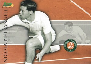 2008 Ace Authentic Match Point French Open Tennis #RG8 Nicola Pietrangeli