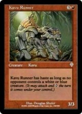 4 Kavu Runner - LP - Invasion - mtg - x4 4x