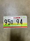 1986 Indiana License Plate Wander # 95 Q  94   Marion County.