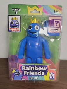 Rainbow Friends BLUE 5" Action Figure Roblox Posable Series 1 PhatMojo NEW - Picture 1 of 2