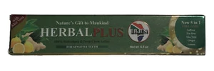 Herbal Toothpaste - 5 in 1 (Saffron, Tea Tree, Aloe Vera, Ginger, Lemon) 6.5 oz - Picture 1 of 9