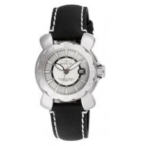 Vtg Y2K Invicta Round Baby Sports Lupah Espadon Silver Swiss Ladies Watch - Picture 1 of 3