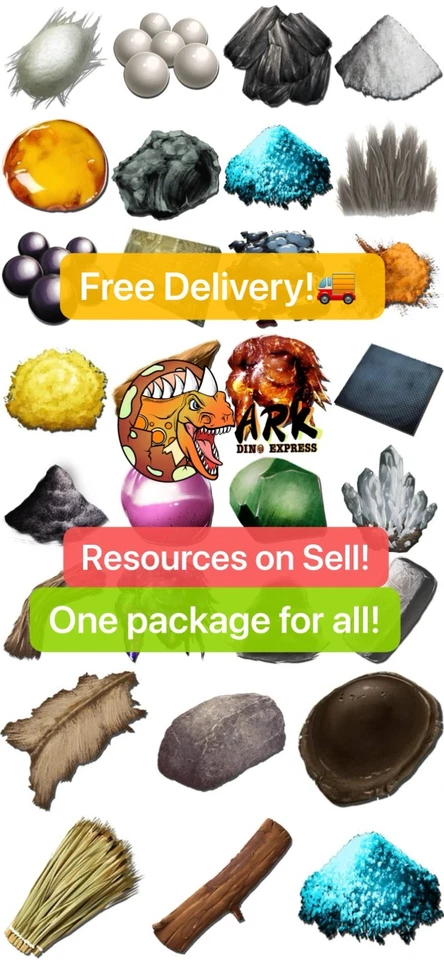 Resource Package Top Value ARK🦕 Survival Ascended ASA PVE PC/XBOX/PS - Image 1 of 1