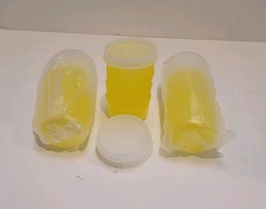 12 Small Tupperware Yellow Vintage Containers - Picture 1 of 2