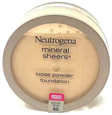 Neutrogena Mineral Sheers Loose Powder Foundation Sealed 60 - Natural Beige - Image 1 of 3