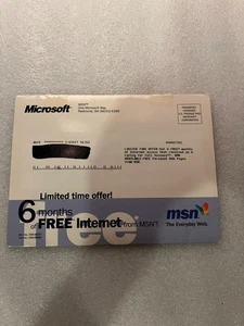 Vintage Microsoft MSN Internet Access 1995-2000 CD-ROM! - Picture 1 of 2