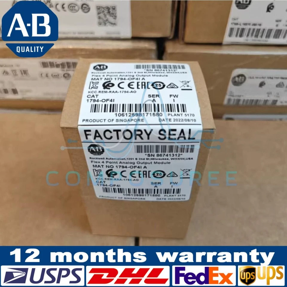 AB New Factory Sealed 1794-OF4I /A Flex 4 Point Analog Output Module 1794OF4I - Image 1 of 1