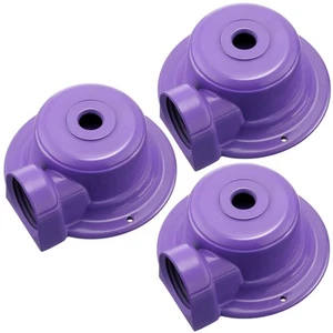 3 Pcs 3/4 Inch Garden Water Sprinklers 360 Degree Purple Metal Lawn Sprinkler... - Picture 1 of 7