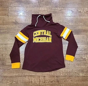 Sudadera con cordón cuello capucha mediana para hombre de la Universidad Central Michigan CMU - Imagen 1 de 7