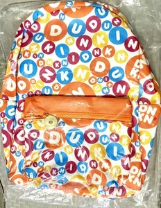 Original Dunkin Donuts Backpack Multi-Color - Beautiful Design - Full Size -New! - Picture 1 of 8