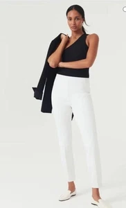 Spanx, Ankle Slim Straight Pant Petite - Weiß Größe M - Bild 1 von 17