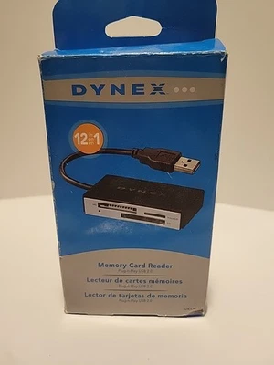 Dynex 12 in 1 Compact Memory Card Reader - DX-CR212 In Original Packaging. - Image 1 of 3
