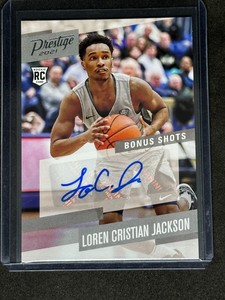 2021 Chronicles Draft Picks Prestige Loren Christian Jackson Rookie Auto Rc